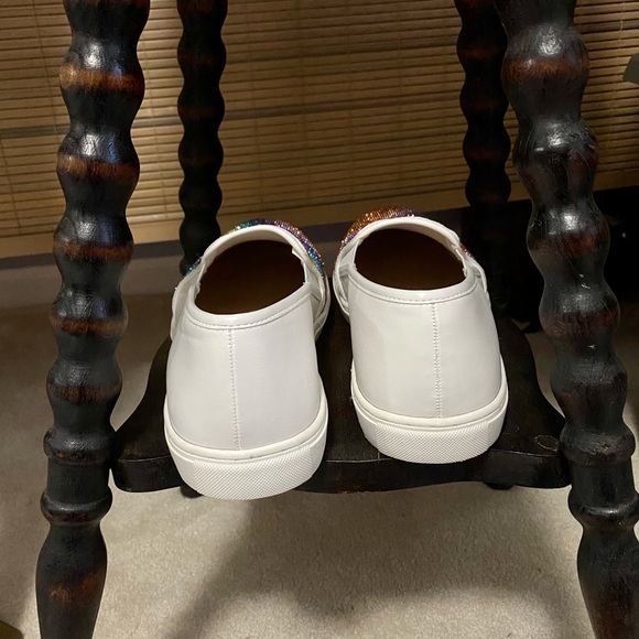 Pride! 🏳️‍🌈🌈Torrid Sparkly rainbow slip on sneakers - Picture 7 of 15